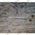 JannyBB stone washed denim fabric jeans